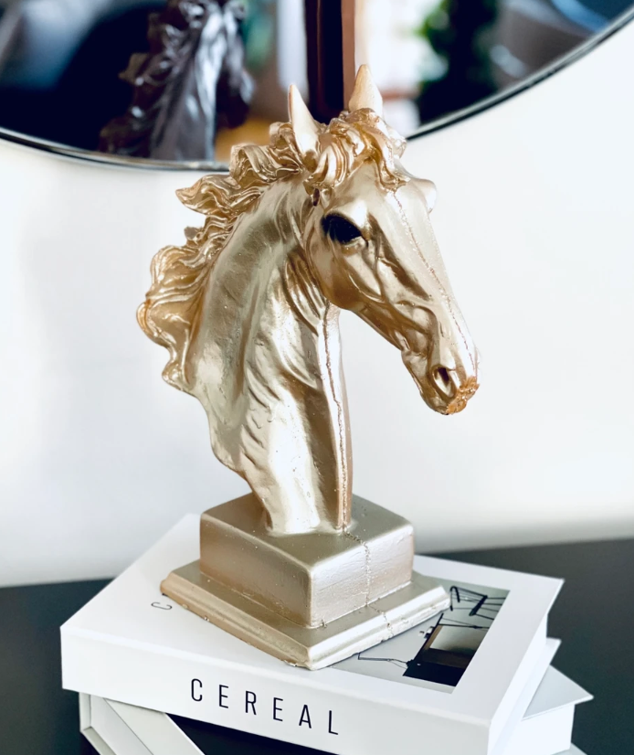 Elegant Horse Bust Statue, Horse Bust Figurine, Elegant Horse Head Bust, Rustic Horse Bust, Antique Horse Head Statue, Horse Head Bust Decor