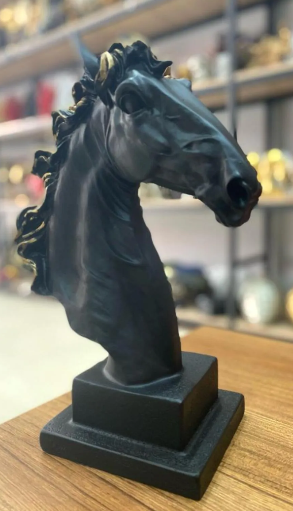 Elegant Horse Bust Statue, Horse Bust Figurine, Elegant Horse Head Bust, Rustic Horse Bust, Antique Horse Head Statue, Horse Head Bust Decor