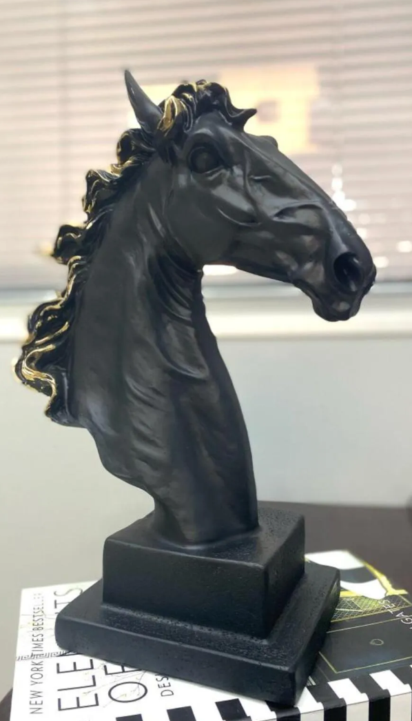 Elegant Horse Bust Statue, Horse Bust Figurine, Elegant Horse Head Bust, Rustic Horse Bust, Antique Horse Head Statue, Horse Head Bust Decor