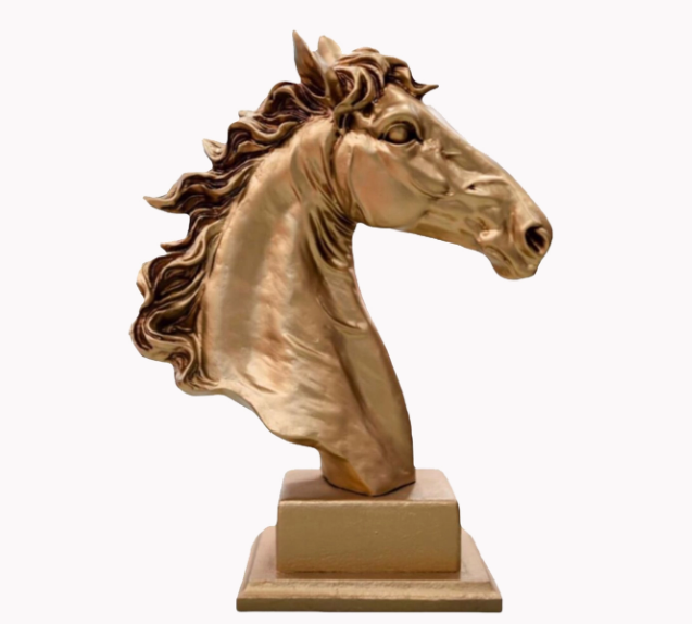 Elegant Horse Bust Statue, Horse Bust Figurine, Elegant Horse Head Bust, Rustic Horse Bust, Antique Horse Head Statue, Horse Head Bust Decor