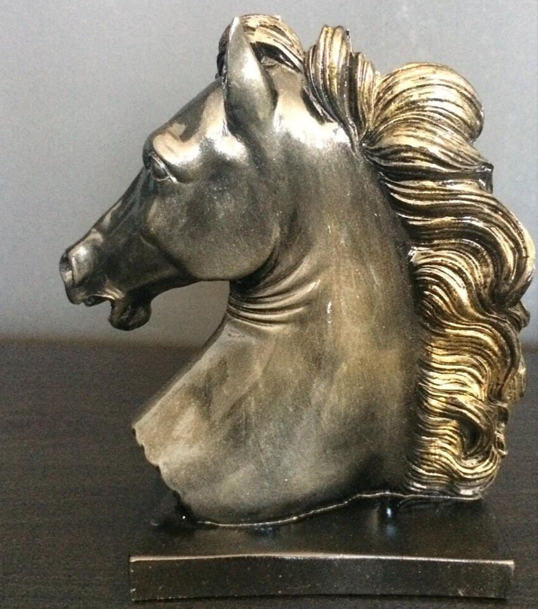 Horse Head Sculpture, Shelf Decoration Idea, Equestrian Home Decor, Handcrafted Equestrian Horse Statue, Horse Bust Ornament