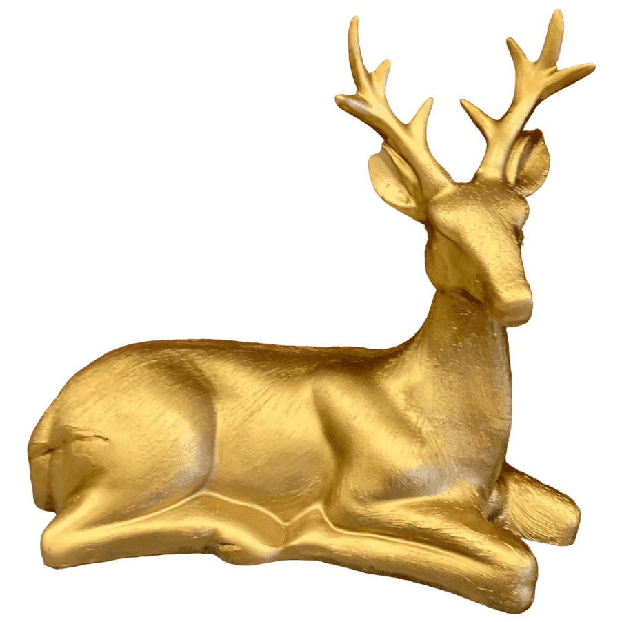 Handmade Deer Decor, Handmade Deer Figurine, Handmade Deer Sculpture, Handmade Deer Statue, Handmade Animal Decor, Elegant Deer Sculpture