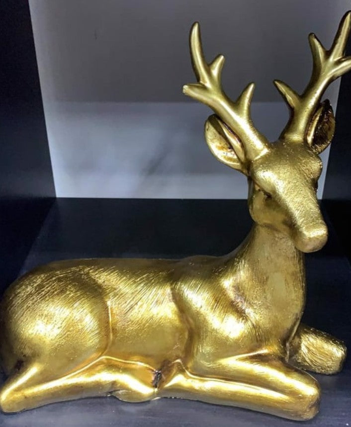 Handmade Deer Decor, Handmade Deer Figurine, Handmade Deer Sculpture, Handmade Deer Statue, Handmade Animal Decor, Elegant Deer Sculpture