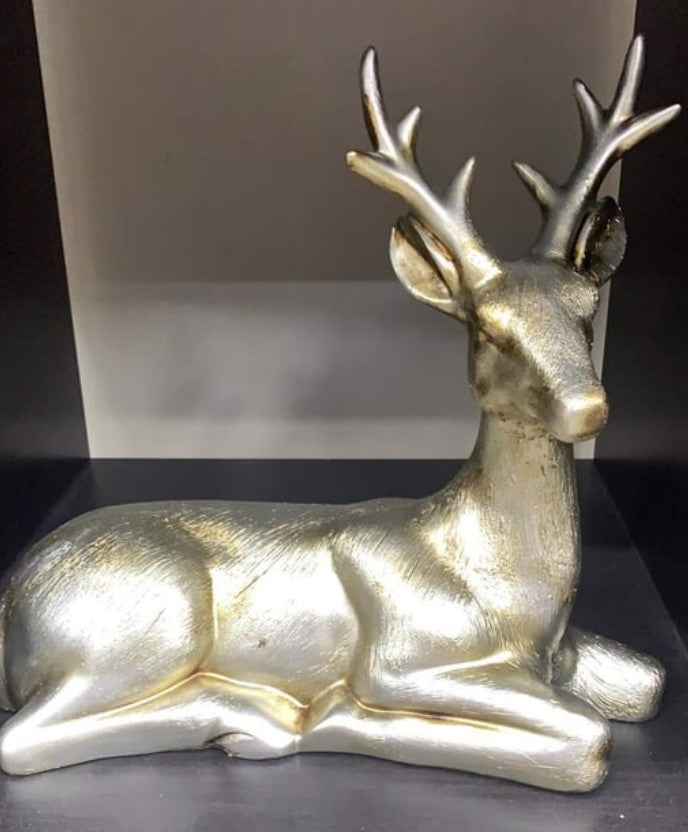 Handmade Deer Decor, Handmade Deer Figurine, Handmade Deer Sculpture, Handmade Deer Statue, Handmade Animal Decor, Elegant Deer Sculpture