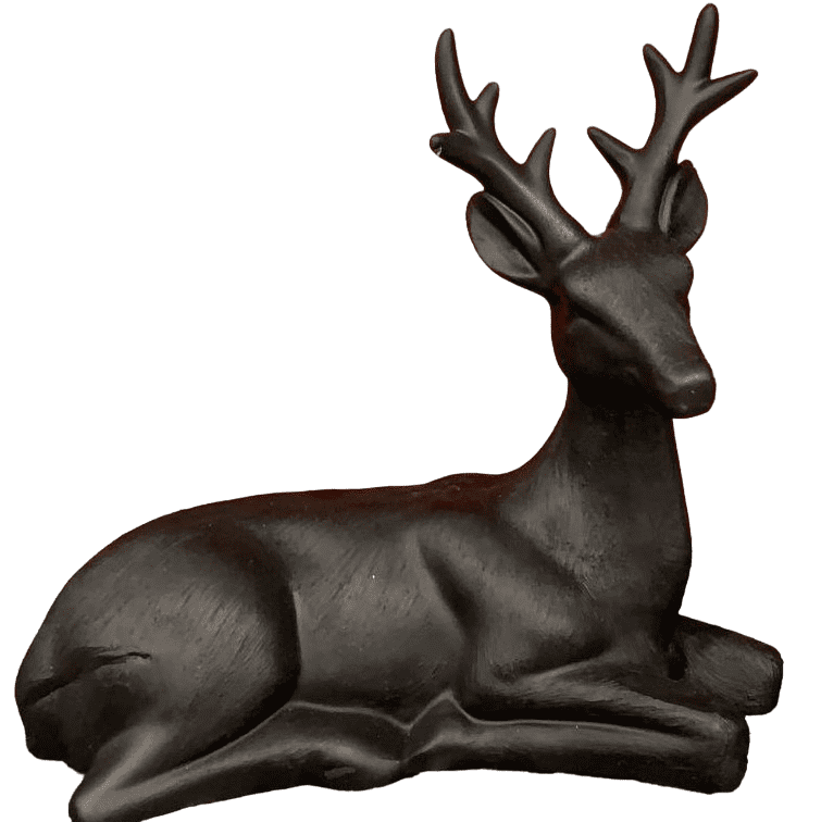 Handmade Deer Decor, Handmade Deer Figurine, Handmade Deer Sculpture, Handmade Deer Statue, Handmade Animal Decor, Elegant Deer Sculpture