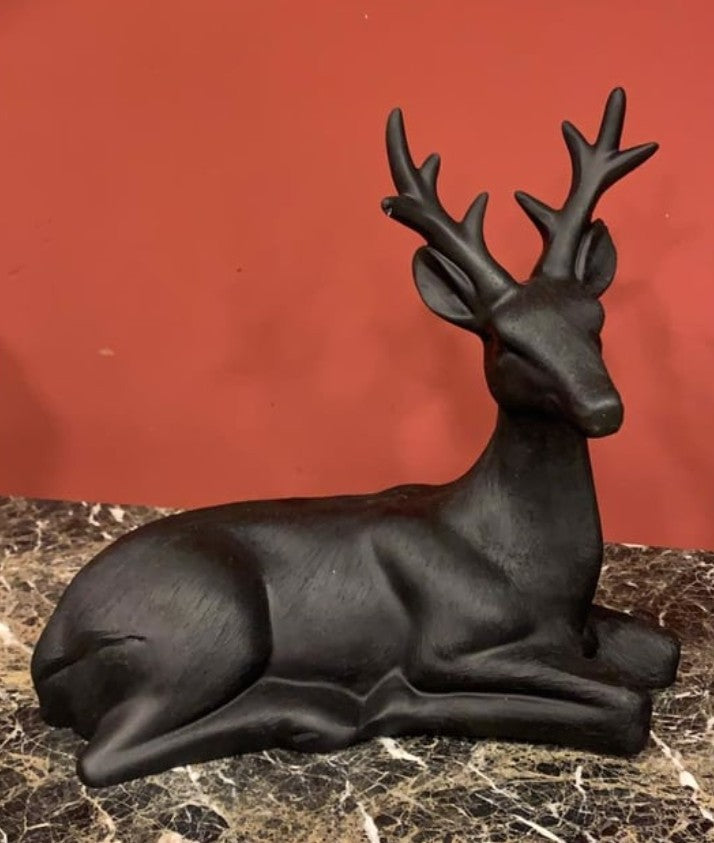 Handmade Deer Decor, Handmade Deer Figurine, Handmade Deer Sculpture, Handmade Deer Statue, Handmade Animal Decor, Elegant Deer Sculpture