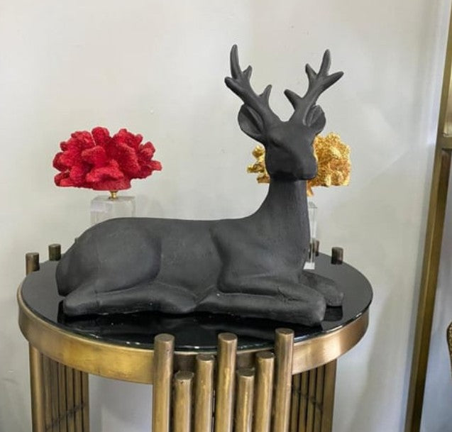 Handmade Deer Decor, Handmade Deer Figurine, Handmade Deer Sculpture, Handmade Deer Statue, Handmade Animal Decor, Elegant Deer Sculpture