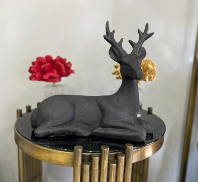 Handmade Deer Decor, Handmade Deer Figurine, Handmade Deer Sculpture, Handmade Deer Statue, Handmade Animal Decor, Elegant Deer Sculpture