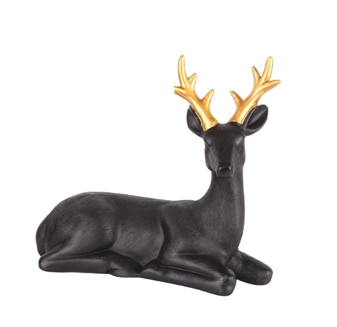 Handmade Deer Decor, Handmade Deer Figurine, Handmade Deer Sculpture, Handmade Deer Statue, Handmade Animal Decor, Elegant Deer Sculpture