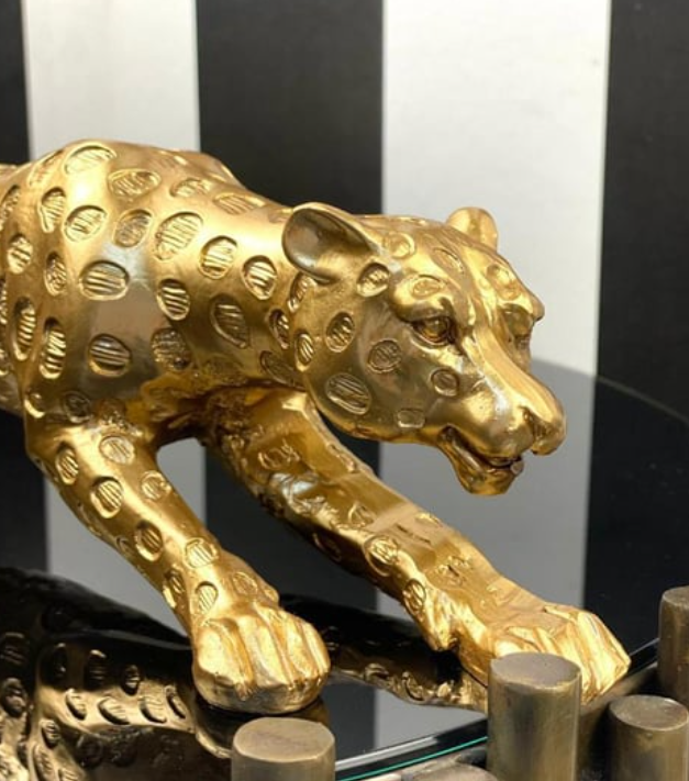 Modern Jaguar Statue, Unique Jaguar Statue, Elegant Jaguar Statue, Abstract Jaguar Statue, Unique Jaguar Statue, Luxury Jaguar Statue