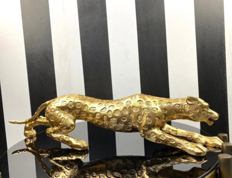 Modern Jaguar Statue, Unique Jaguar Statue, Elegant Jaguar Statue, Abstract Jaguar Statue, Unique Jaguar Statue, Luxury Jaguar Statue