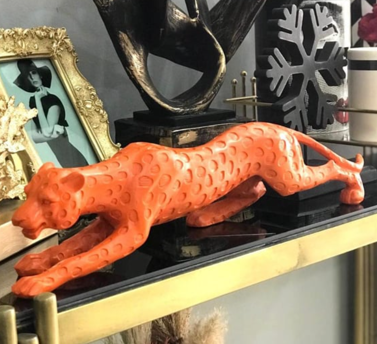 Modern Jaguar Statue, Unique Jaguar Statue, Elegant Jaguar Statue, Abstract Jaguar Statue, Unique Jaguar Statue, Luxury Jaguar Statue
