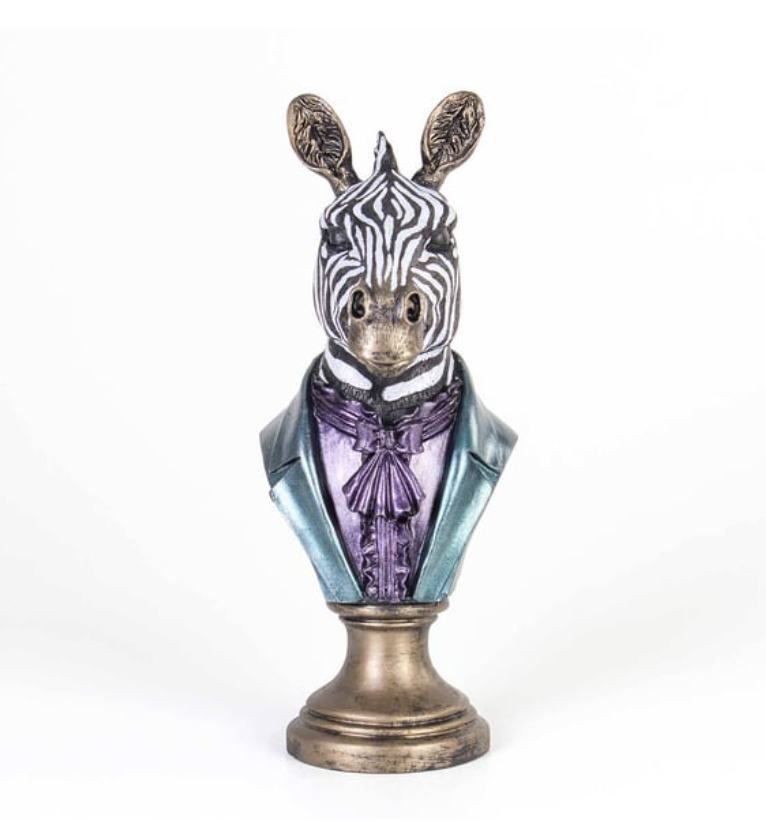 Zebra Head Bust Statue, Zebra Bust Statue, Zebra Bust Sculpture, Elegant Zebra Head Statue, Unique Zebra Head Statue, Zebra Head Sculpture