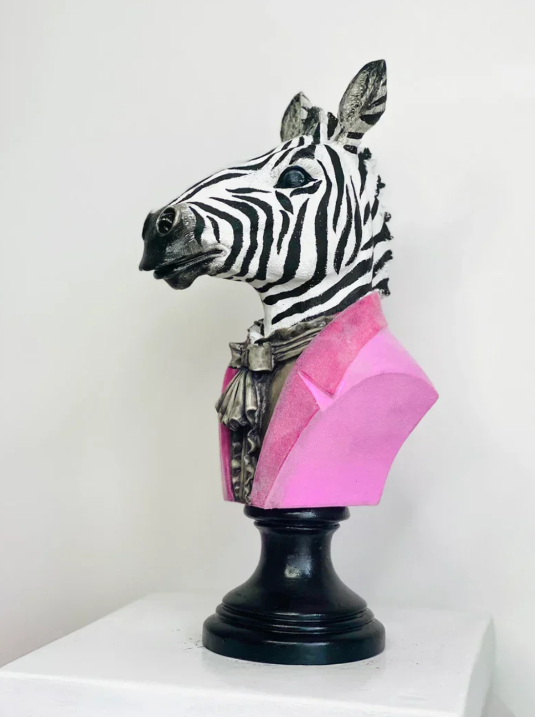 Zebra Head Bust Statue, Zebra Bust Statue, Zebra Bust Sculpture, Elegant Zebra Head Statue, Unique Zebra Head Statue, Zebra Head Sculpture
