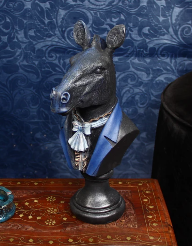 Zebra Head Bust Statue, Zebra Bust Statue, Zebra Bust Sculpture, Elegant Zebra Head Statue, Unique Zebra Head Statue, Zebra Head Sculpture