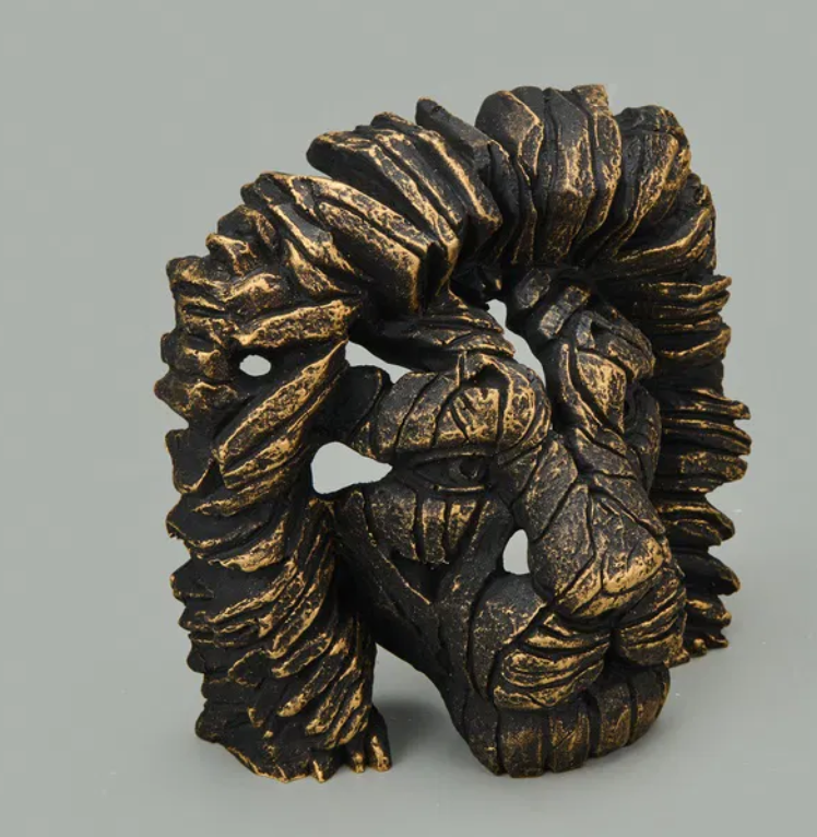 Handcrafted Lion Head Sculpture, Lion Head Sculpture, Jungle King Lion Sculpture, Hand Painted Lion Head Sculpture, Handmade Lion Sculpture