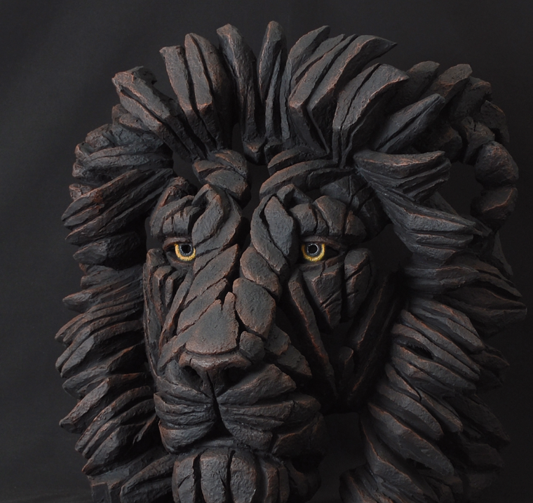 Handcrafted Lion Head Sculpture, Lion Head Sculpture, Jungle King Lion Sculpture, Hand Painted Lion Head Sculpture, Handmade Lion Sculpture