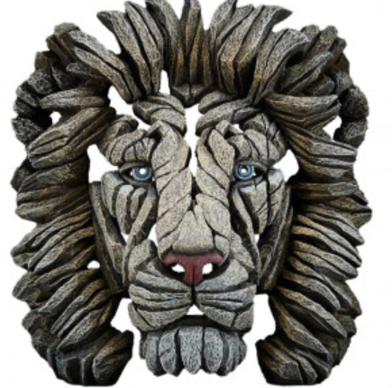 Handcrafted Lion Head Sculpture, Lion Head Sculpture, Jungle King Lion Sculpture, Hand Painted Lion Head Sculpture, Handmade Lion Sculpture