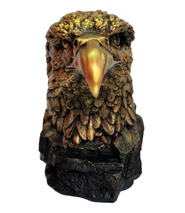 Handmade Bald Eagle Head Bust Statue, Eagle Head Sculpture, Realistic Eagle Head Statue, Majestic Bald Eagle Bust, Eagle Head Bust Decor