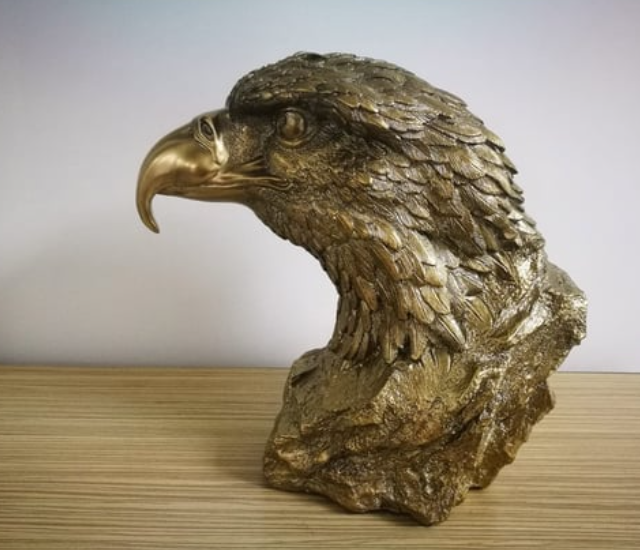 Handmade Bald Eagle Head Bust Statue, Eagle Head Sculpture, Realistic Eagle Head Statue, Majestic Bald Eagle Bust, Eagle Head Bust Decor