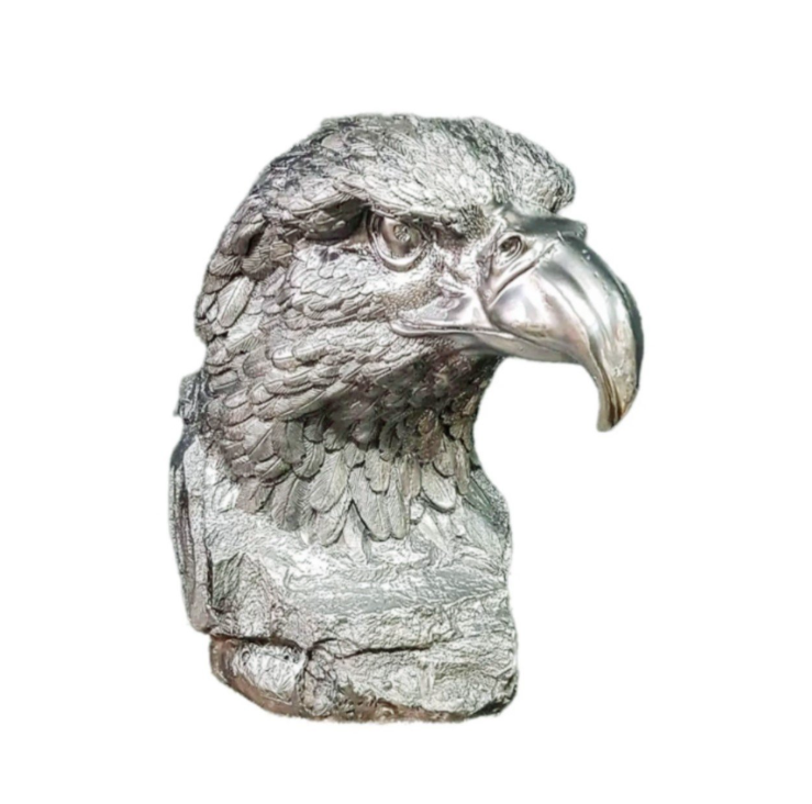 Handmade Bald Eagle Head Bust Statue, Eagle Head Sculpture, Realistic Eagle Head Statue, Majestic Bald Eagle Bust, Eagle Head Bust Decor