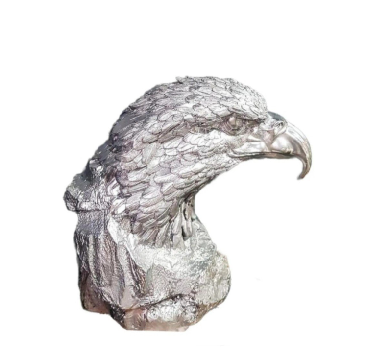 Handmade Bald Eagle Head Bust Statue, Eagle Head Sculpture, Realistic Eagle Head Statue, Majestic Bald Eagle Bust, Eagle Head Bust Decor