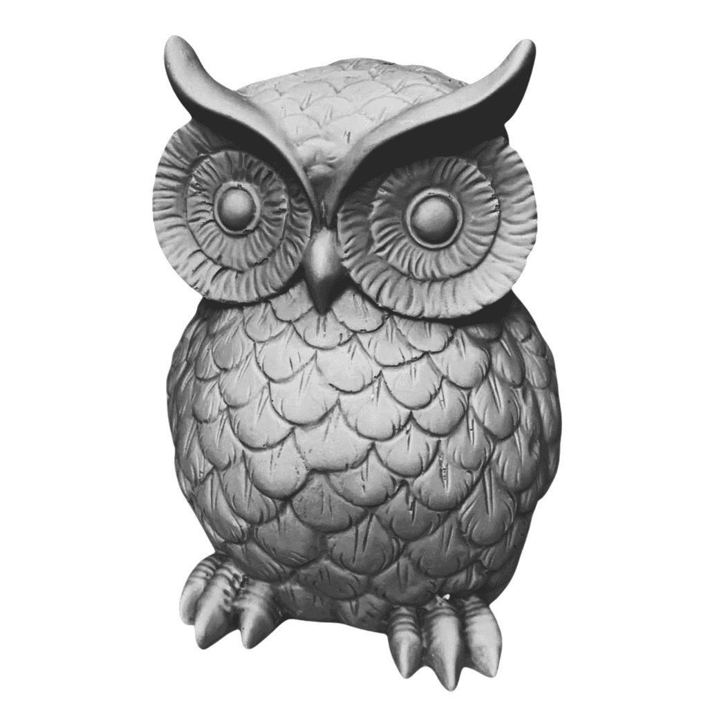 Hand Painted Owl Sculpture Figurine, Owl Figurine Hand Painted Sculpture, Handmade Owl Sculpture Figurine, Unique Owl Sculpture, Owl Statue