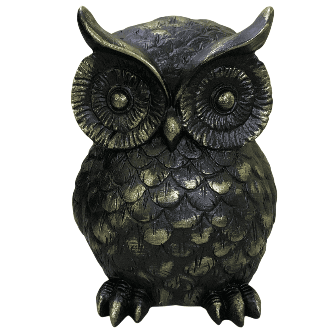 Hand Painted Owl Sculpture Figurine, Owl Figurine Hand Painted Sculpture, Handmade Owl Sculpture Figurine, Unique Owl Sculpture, Owl Statue