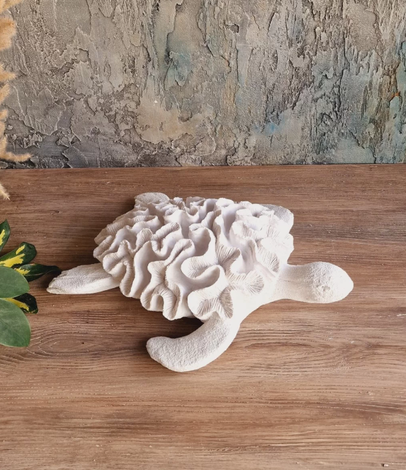 Decorative Turtle Statue, Sea Turtle Sculpture, Ocean Themed Turtle Statue, Handcrafted Turtle Statue, Artistic Turtle Statue, Turtle Decor
