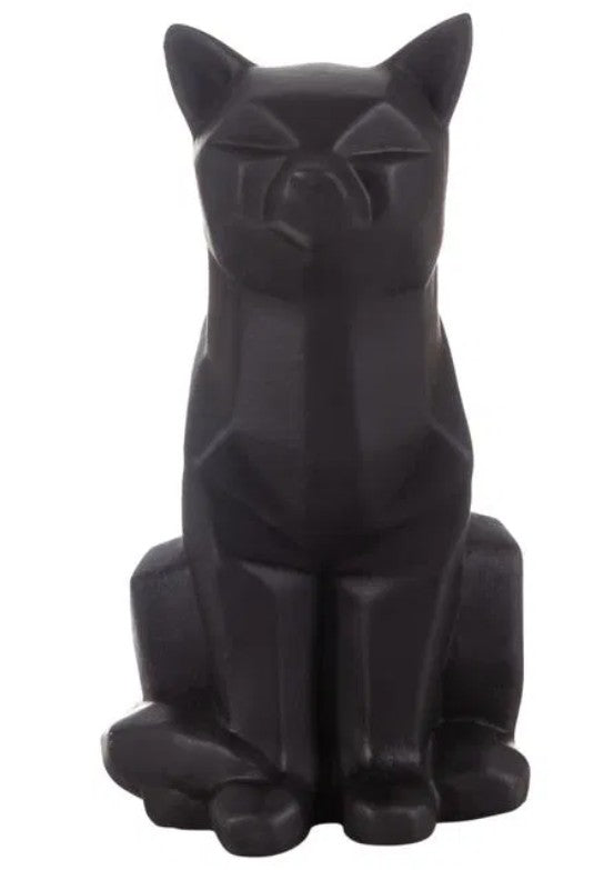Handmade Cubic Cat Statue, Modern Geometric Decor, Handmade Geometric Cat Art, Abstract Cat Figurine, Cubic Animal Statue, Cubic Cat Decor