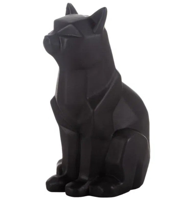 Handmade Cubic Cat Statue, Modern Geometric Decor, Handmade Geometric Cat Art, Abstract Cat Figurine, Cubic Animal Statue, Cubic Cat Decor