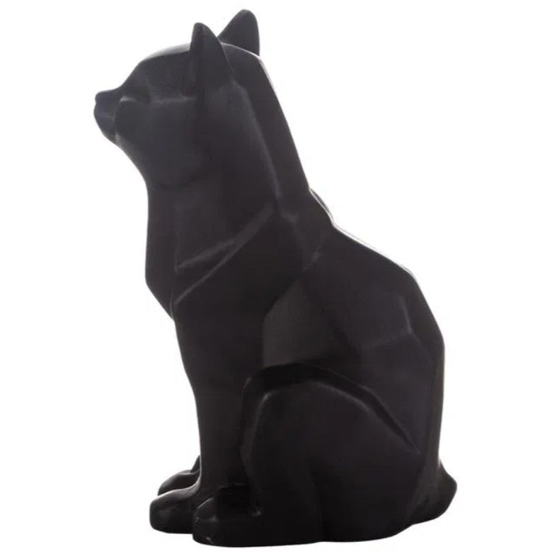 Handmade Cubic Cat Statue, Modern Geometric Decor, Handmade Geometric Cat Art, Abstract Cat Figurine, Cubic Animal Statue, Cubic Cat Decor