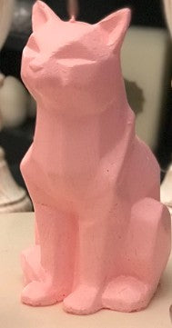 Handmade Cubic Cat Statue, Modern Geometric Decor, Handmade Geometric Cat Art, Abstract Cat Figurine, Cubic Animal Statue, Cubic Cat Decor