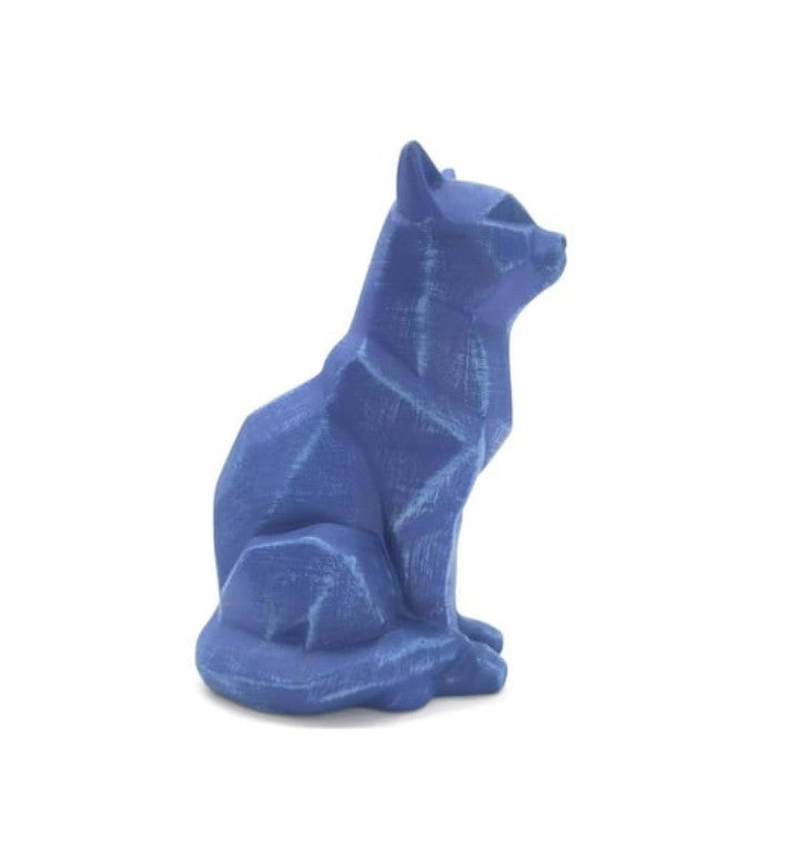 Handmade Cubic Cat Statue, Modern Geometric Decor, Handmade Geometric Cat Art, Abstract Cat Figurine, Cubic Animal Statue, Cubic Cat Decor