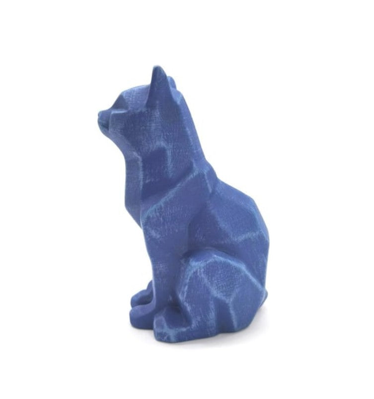 Handmade Cubic Cat Statue, Modern Geometric Decor, Handmade Geometric Cat Art, Abstract Cat Figurine, Cubic Animal Statue, Cubic Cat Decor