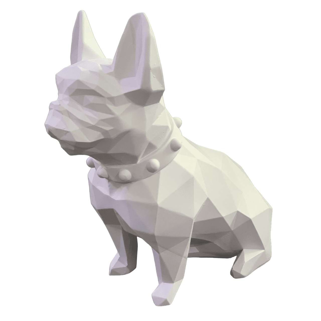Cubic Bulldog Sculpture, Cubic Bulldog Statue, Geometric Bulldog Statue, Modern French Bulldog Decor, Cubist Bulldog Statue, Bulldog Statue
