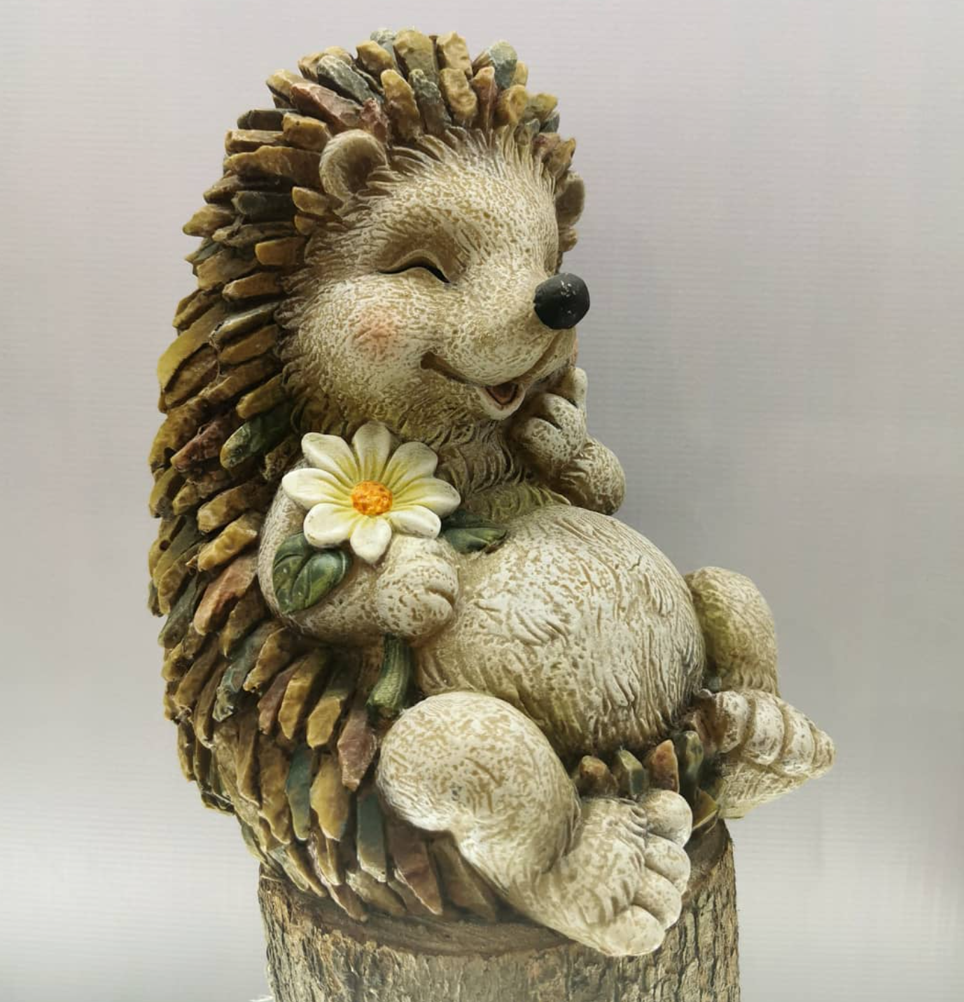 Hedgehog Sculpture Set, Adorable Hedgehog Statues, Handmade Hedgehog Set, Polyester Hedgehog Statue, Cute Hedgehog Sculpture, Hedgehog Decor