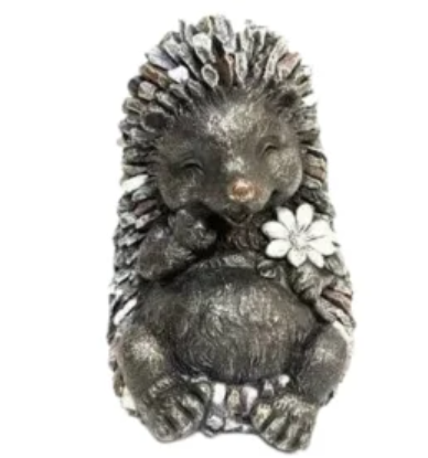 Hedgehog Sculpture Set, Adorable Hedgehog Statues, Handmade Hedgehog Set, Polyester Hedgehog Statue, Cute Hedgehog Sculpture, Hedgehog Decor