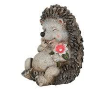 Hedgehog Sculpture Set, Adorable Hedgehog Statues, Handmade Hedgehog Set, Polyester Hedgehog Statue, Cute Hedgehog Sculpture, Hedgehog Decor