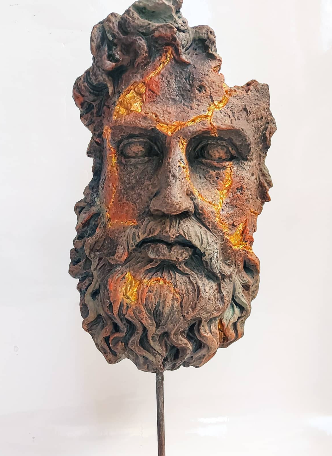 Ancient Zeus Statue, Greek God Zeus Bust, Mythology Inspired Zeus Statue, Zeus Head Sculpture, Ancient Greek Zeus Bust, Greek God Sculpture
