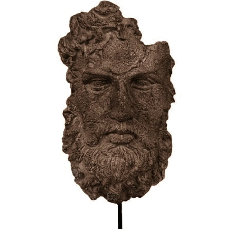 Ancient Zeus Statue, Greek God Zeus Bust, Mythology Inspired Zeus Statue, Zeus Head Sculpture, Ancient Greek Zeus Bust, Greek God Sculpture