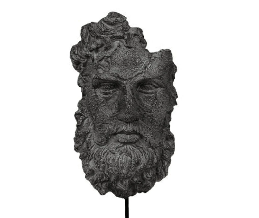Ancient Zeus Statue, Greek God Zeus Bust, Mythology Inspired Zeus Statue, Zeus Head Sculpture, Ancient Greek Zeus Bust, Greek God Sculpture