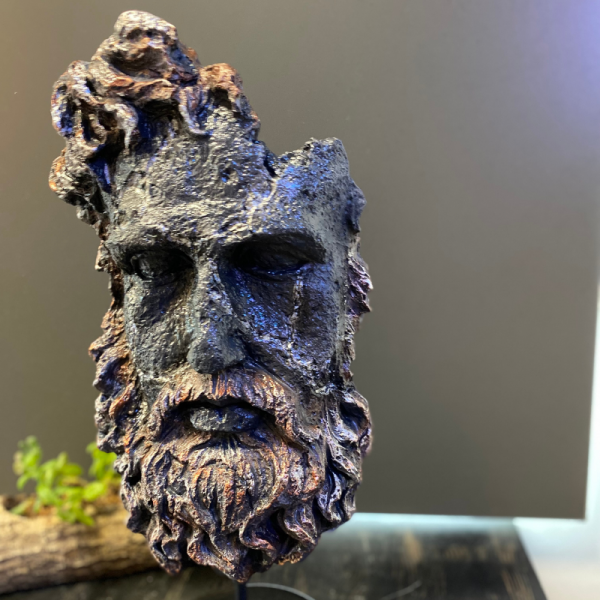 Ancient Zeus Statue, Greek God Zeus Bust, Mythology Inspired Zeus Statue, Zeus Head Sculpture, Ancient Greek Zeus Bust, Greek God Sculpture