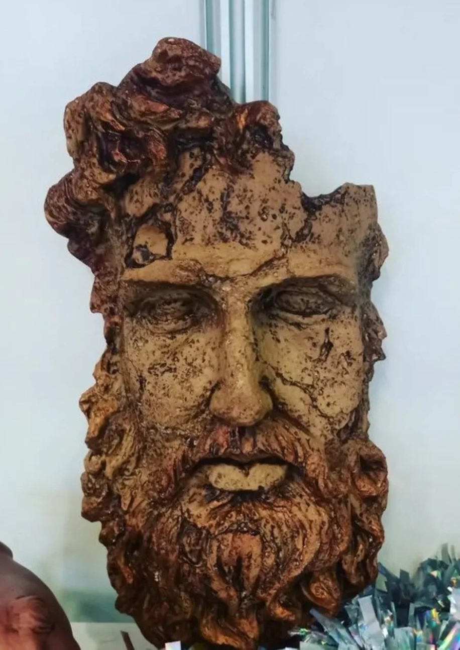 Ancient Zeus Statue, Greek God Zeus Bust, Mythology Inspired Zeus Statue, Zeus Head Sculpture, Ancient Greek Zeus Bust, Greek God Sculpture