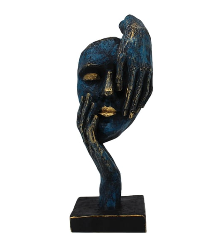 Abstract Face Sculpture, Abstract Face Decor, Modern Art Bust, Modern Face Decor, Modern Face Sculpture, Abstract Face Statue, Face Decor, Face Statue, Face Sculpture, Face Figurine