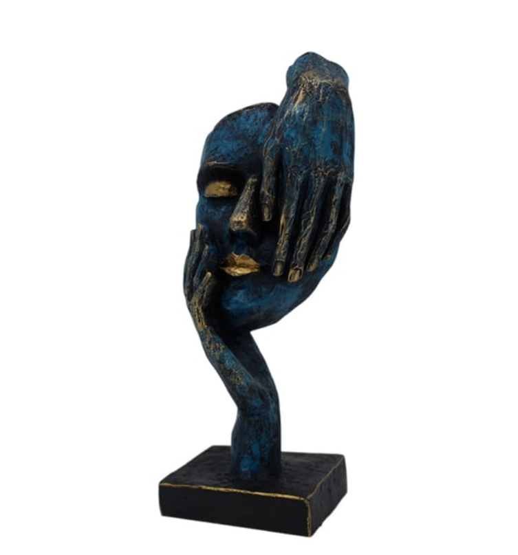 Abstract Face Sculpture, Abstract Face Decor, Modern Art Bust, Modern Face Decor, Modern Face Sculpture, Abstract Face Statue, Face Decor, Face Statue, Face Sculpture, Face Figurine