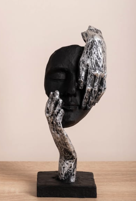 Abstract Face Sculpture, Abstract Face Decor, Modern Art Bust, Modern Face Decor, Modern Face Sculpture, Abstract Face Statue, Face Decor, Face Statue, Face Sculpture, Face Figurine
