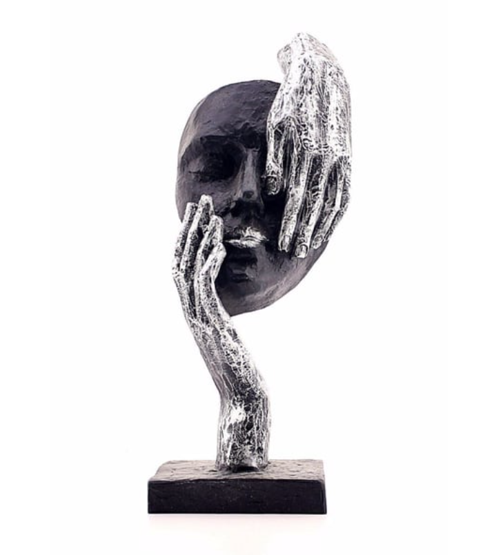 Abstract Face Sculpture, Abstract Face Decor, Modern Art Bust, Modern Face Decor, Modern Face Sculpture, Abstract Face Statue, Face Decor, Face Statue, Face Sculpture, Face Figurine
