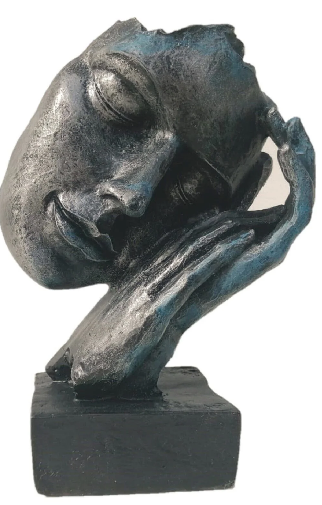 Abstract Face Decor Sculpture, Modern Face Sculpture, Modern Abstract Face Decor, Elegant Face Sculpture, Unique Face Decor Statue
