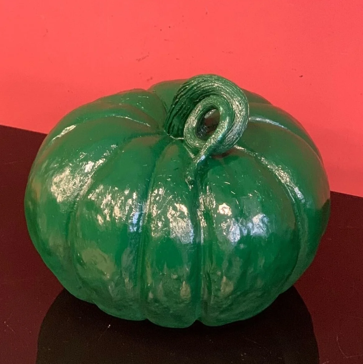 Realistic Pumpkin Statue, Large Pumpkin Statue, Autumn Pumpkin Decor, Realistic Harvest Pumpkin Figurine, Rustic Fall Pumpkin Statue